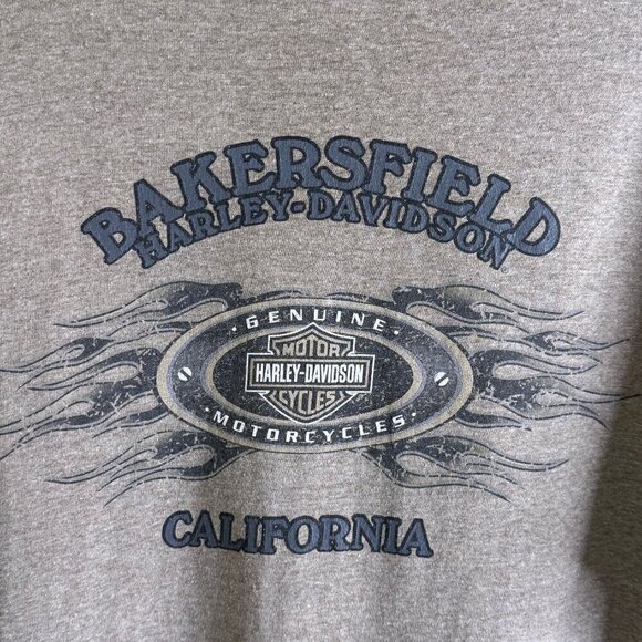 HARLEY DAVIDSON MENS SHORT SLEEVE T SHIRT SIZE XL BAKERSFIELD CALIFORNIA  * - Picture 4 of 7